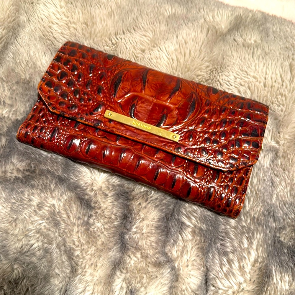 Brahmin Trifold Wallet